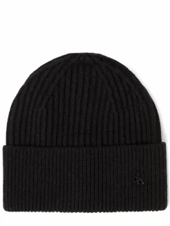 Calvin Klein Mützen & Hüte<Damen Strickmütze schwarz uni