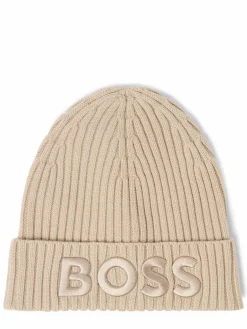 Damen BOSS Mützen & Hüte>Damen Strickmütze aus Schurwolle - Lara