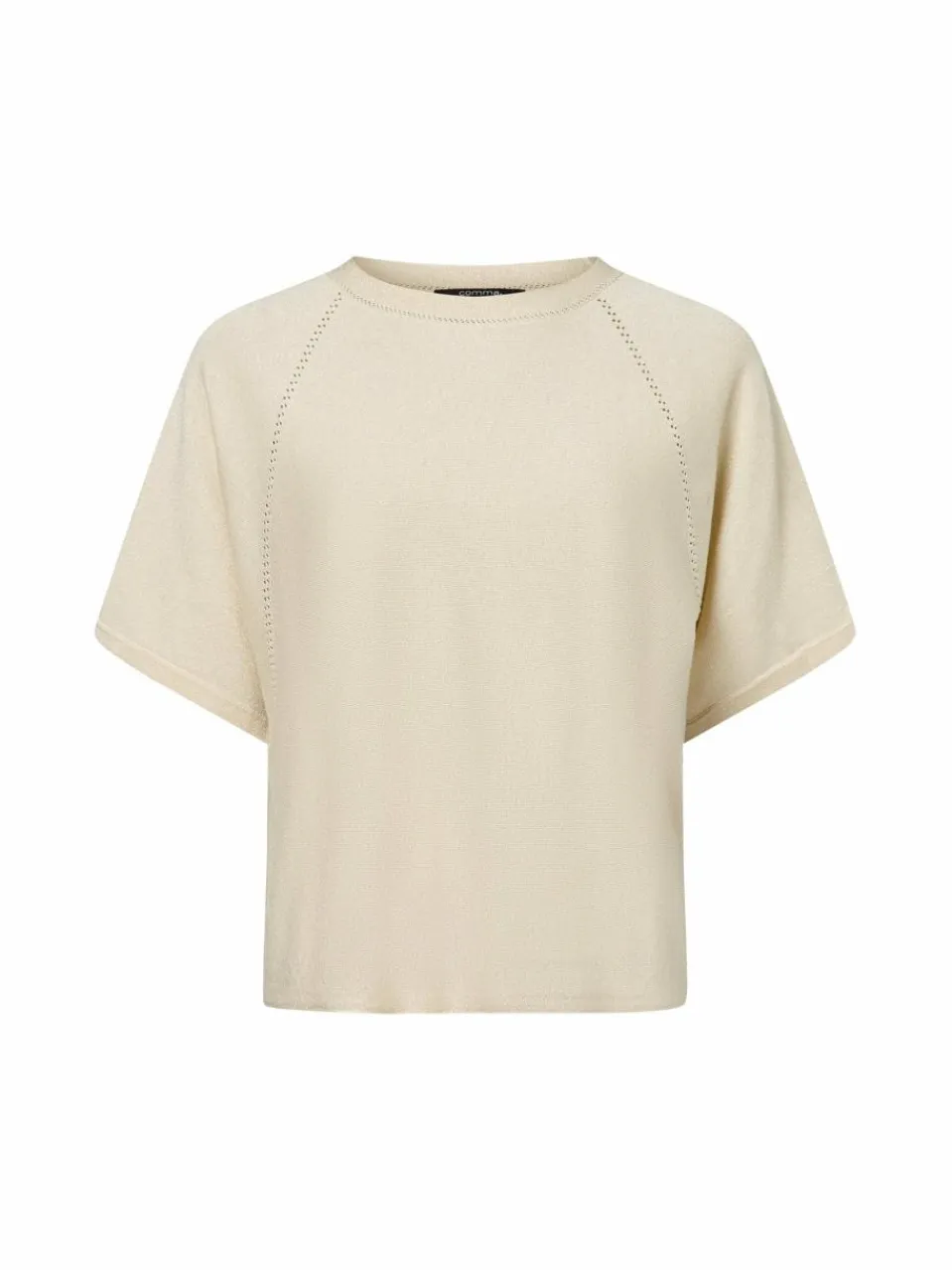 comma Pullover & Strickjacken<Damen Strickpullover gold beige meliert