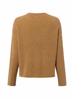 Marc O'Polo Pullover & Strickjacken<Damen Strickpullover camel uni