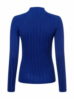 Marie Lund Pullover & Strickjacken<Damen Strickpullover indigo uni