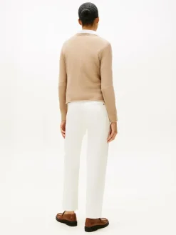 Tommy Hilfiger Pullover & Strickjacken<Damen Strickpullover beige uni