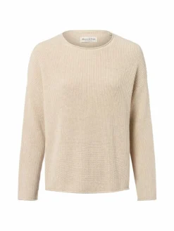 Marc O'Polo Pullover & Strickjacken<Damen Strickpullover kitt uni