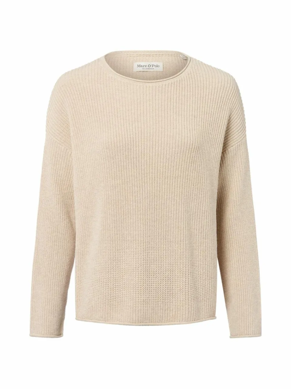 Marc O'Polo Pullover & Strickjacken<Damen Strickpullover kitt uni