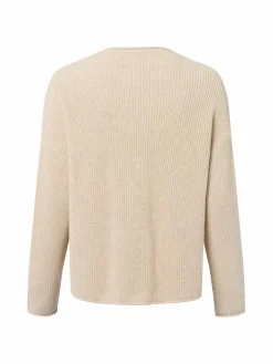 Marc O'Polo Pullover & Strickjacken<Damen Strickpullover kitt uni