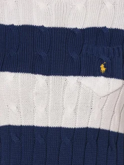 Polo Ralph Lauren Pullover & Strickjacken<Damen Strickpullover weiß blau gestreift