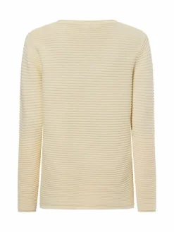 Franco Callegari Pullover & Strickjacken<Damen Strickpullover vanille uni