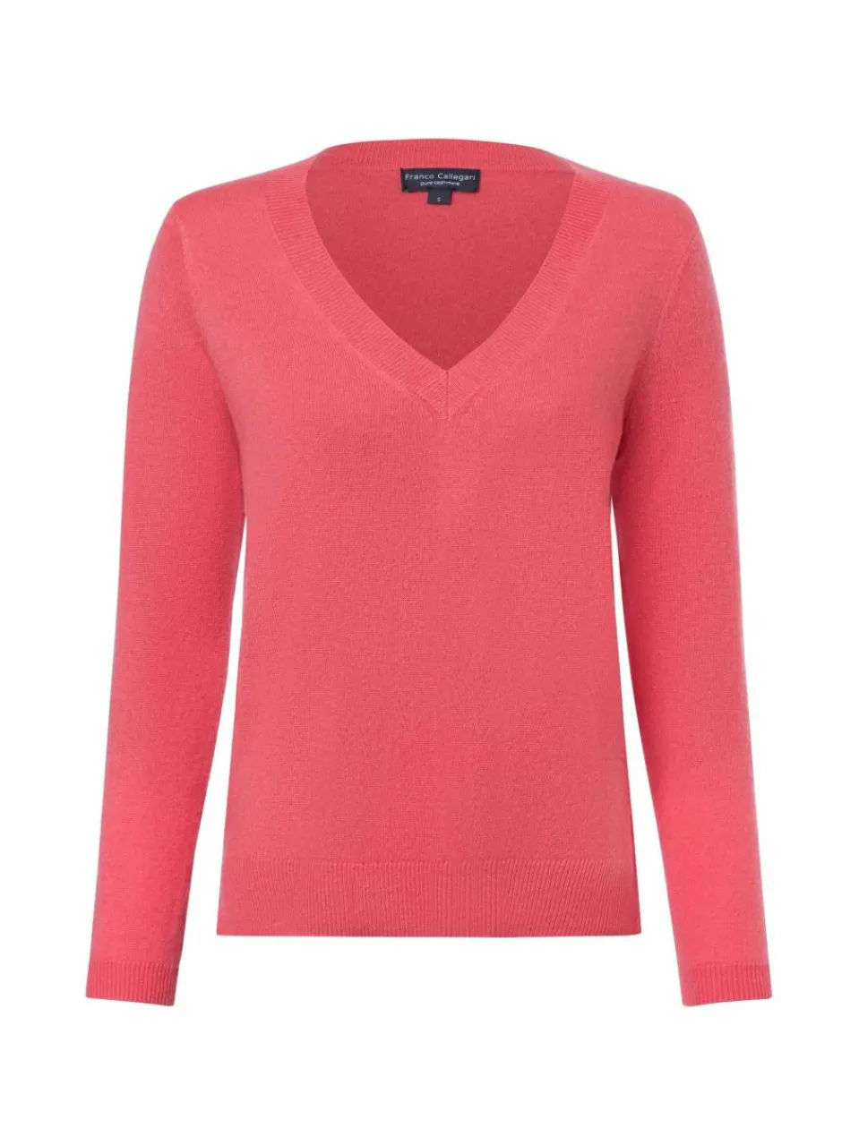 Franco Callegari Pullover & Strickjacken<Damen Strickpullover koralle uni