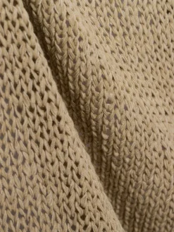 Franco Callegari Pullover & Strickjacken<Damen Strickpullover beige strukturiert