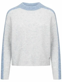 Frieda & Freddies Pullover & Strickjacken<Damen Strickpullover blau uni