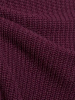 Marie Lund Pullover & Strickjacken<Damen Strickpullover bordeaux uni