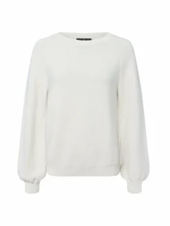 Monari Pullover & Strickjacken<Damen Strickpullover ecru uni