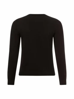 More & More Pullover & Strickjacken<Damen Strickpullover schwarz uni