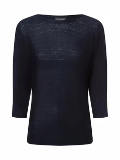 Franco Callegari Pullover & Strickjacken<Damen Strickpullover marine uni