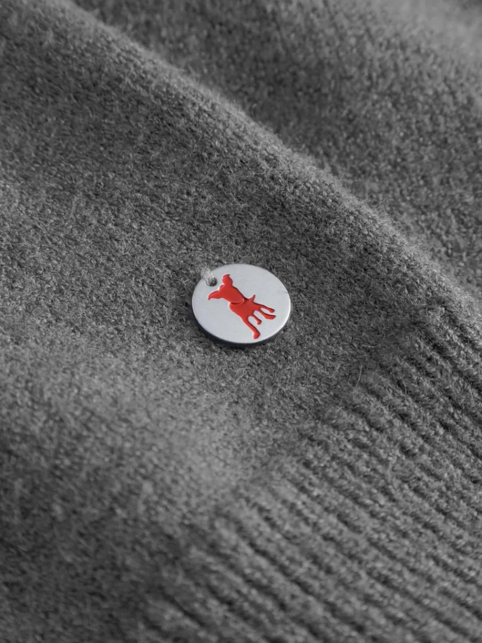 Frieda & Freddies Pullover & Strickjacken<Damen Strickpullover grau gemustert