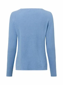 Marie Lund Pullover & Strickjacken<Damen Strickpullover - Nak hellblau uni
