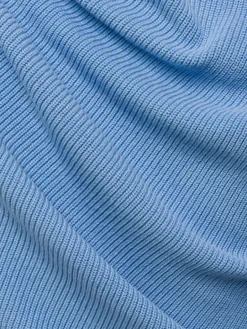 Marie Lund Pullover & Strickjacken<Damen Strickpullover - Nak hellblau uni