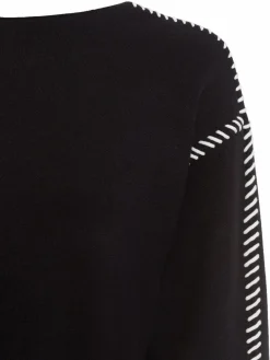 Y.A.S Pullover & Strickjacken<Damen Strickpullover - YASStitcha schwarz uni