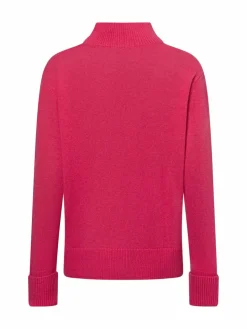 Marie Lund Pullover & Strickjacken<Damen Strickpullover aus Merinowolle pink uni