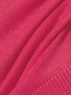 Marie Lund Pullover & Strickjacken<Damen Strickpullover aus Merinowolle pink uni