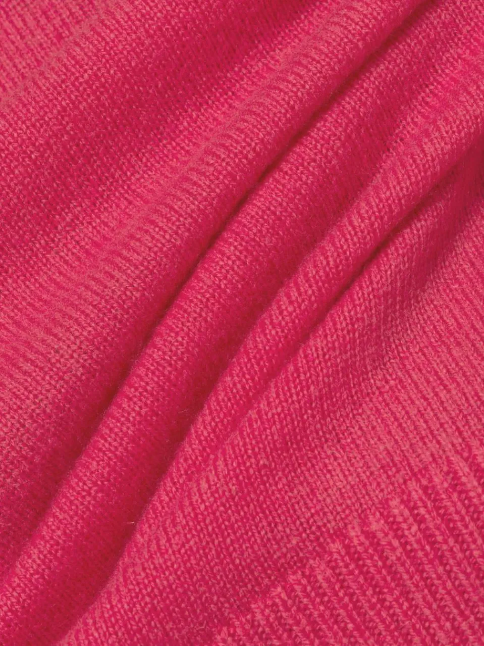 Marie Lund Pullover & Strickjacken<Damen Strickpullover aus Merinowolle pink uni