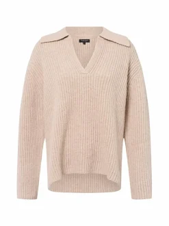 Damen Marie Lund Pullover & Strickjacken>Damen Strickpullover aus Merinowolle