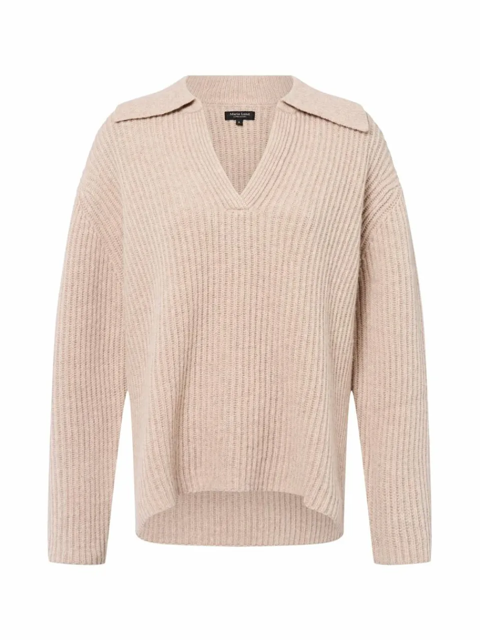 Damen Marie Lund Pullover & Strickjacken>Damen Strickpullover aus Merinowolle