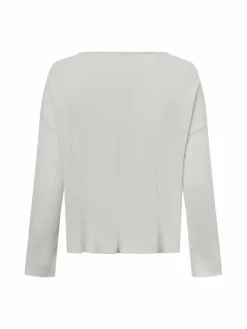 MAX&Co. Pullover & Strickjacken<Damen Strickpullover aus Cashmere - Baseball ecru uni