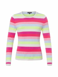 Damen Franco Callegari Pullover & Strickjacken>Damen Strickpullover mit Cashmere-Anteil