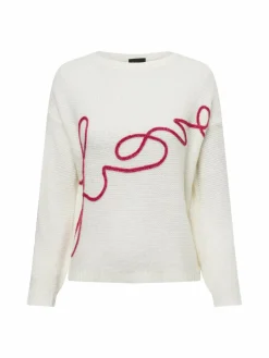 Damen s.Oliver BLACK LABEL Pullover & Strickjacken>Damen Strickpullover mit Alpaka-Anteil