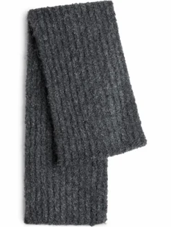Marie Lund Schals & Tücher<Damen Strickschal grau uni