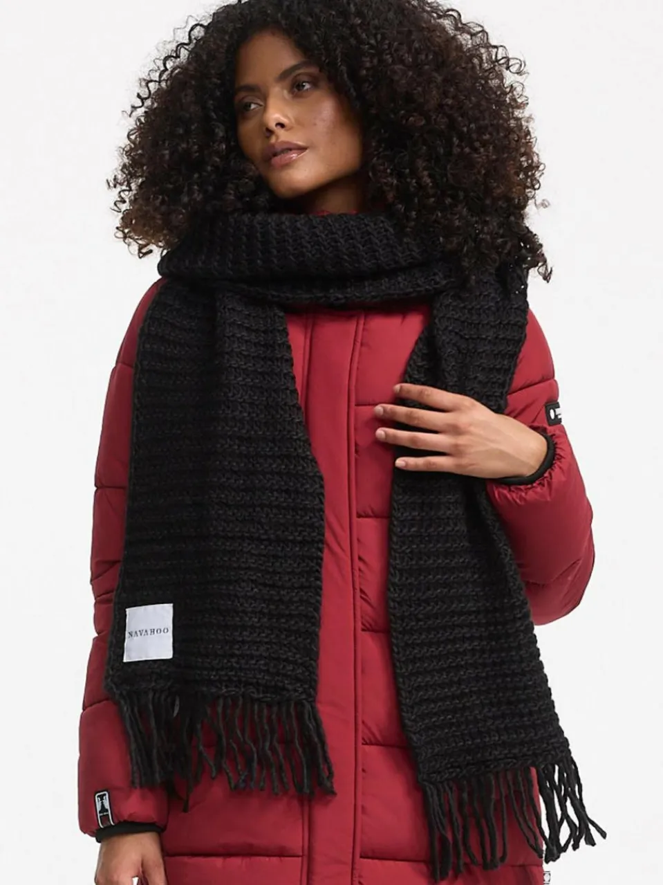 Damen Navahoo Mützen & Hüte>Damen Strickschal - Kuschelpärchen 14