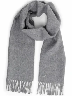 Weekend Max Mara Schals & Tücher<Damen Strickschal mit Alpaka-Anteil - Buona hellgrau meliert