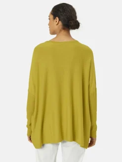 Masai Pullover & Strickjacken<Damen Stricktop grün uni