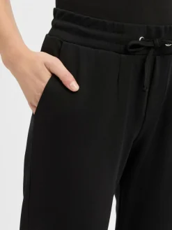 Marie Lund Hosen<Damen Sweathose schwarz uni