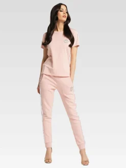 Carlo Colucci Hosen<Damen Sweathose - Catilla rosa uni