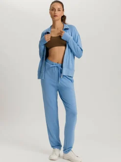 Hanro Sweatshirts & Sweatjacken<Damen Sweatjacke - Balance hellblau uni