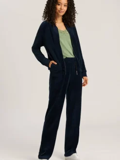 Hanro Sweatshirts & Sweatjacken<Damen Sweatjacke - Favourites marine uni