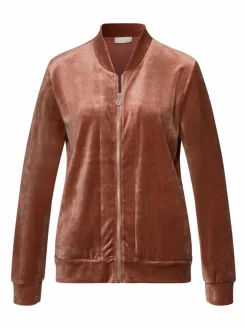 Hanro Sweatshirts & Sweatjacken<Damen Sweatjacke - Favourites bordeaux uni