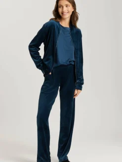 Hanro Sweatshirts & Sweatjacken<Damen Sweatjacke - Favourites marine uni