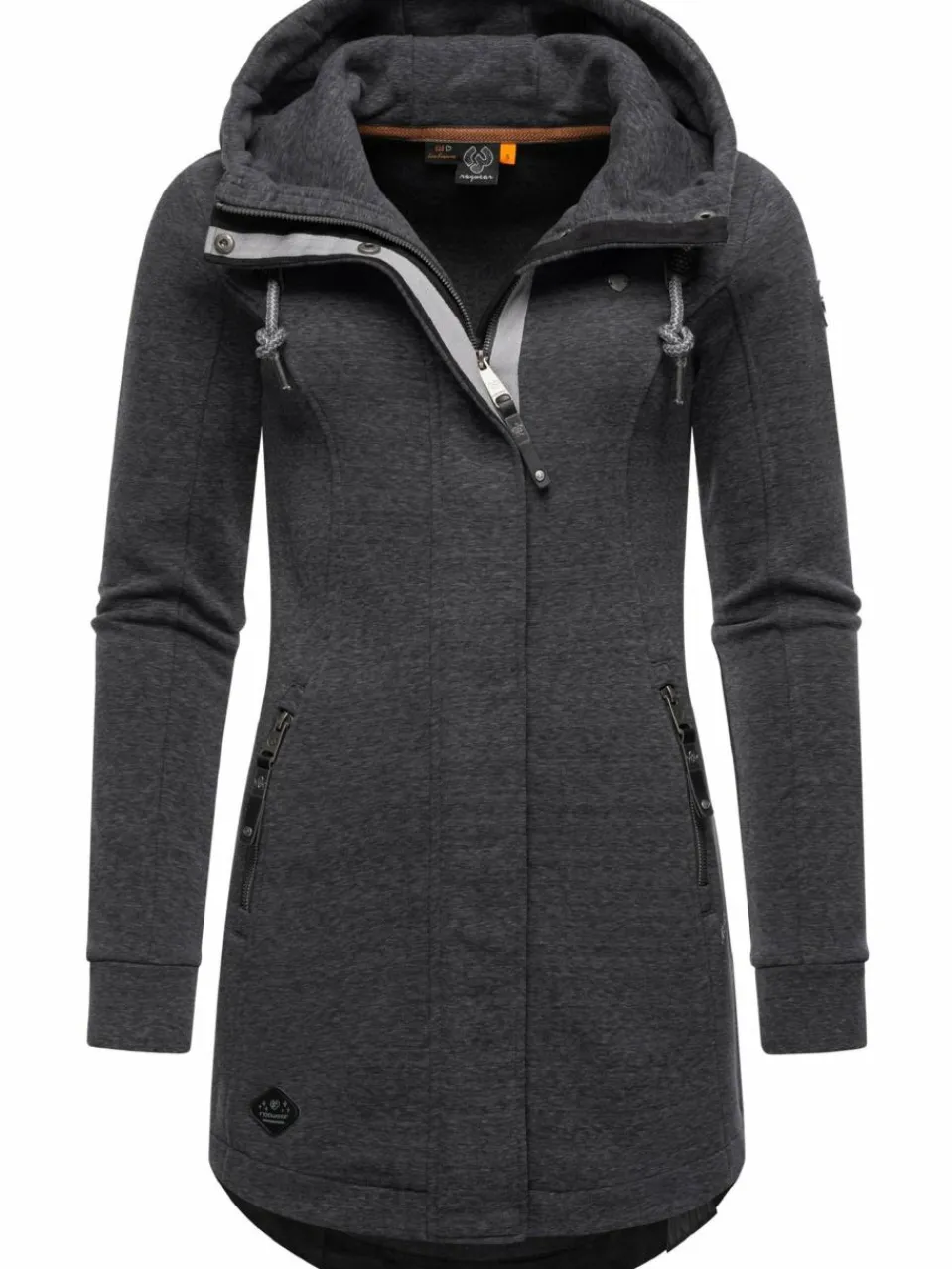 Ragwear Sweatshirts & Sweatjacken|Jacken & Westen<Damen Sweatjacke - Letty Intl. schwarz uni