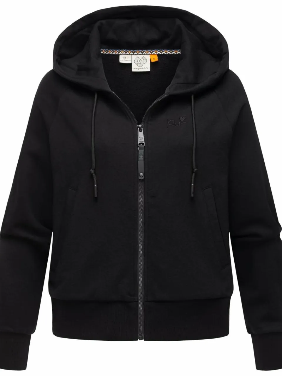 Ragwear Sweatshirts & Sweatjacken<Damen Sweatjacke - Taila schwarz uni