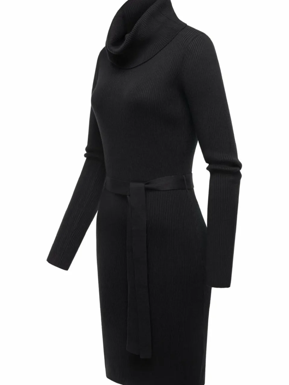 Ragwear Kleider<Damen Sweatkleid - Miyya schwarz uni