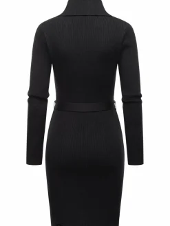 Ragwear Kleider<Damen Sweatkleid - Miyya schwarz uni