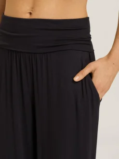 Hanro Hosen<Damen Sweatpants - Yoga schwarz uni