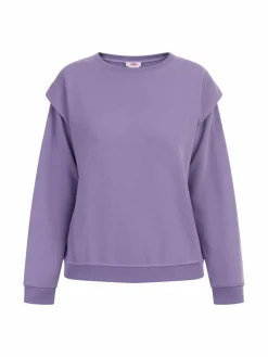 MyMo Sweatshirts & Sweatjacken<Damen Sweatpullover flieder uni