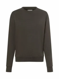 Marie Lund Sweatshirts & Sweatjacken<Damen Sweatshirt oliv uni