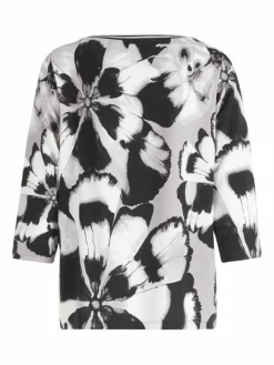 Betty Barclay Sweatshirts & Sweatjacken<Damen Sweatshirt schwarz mehrfarbig gemustert