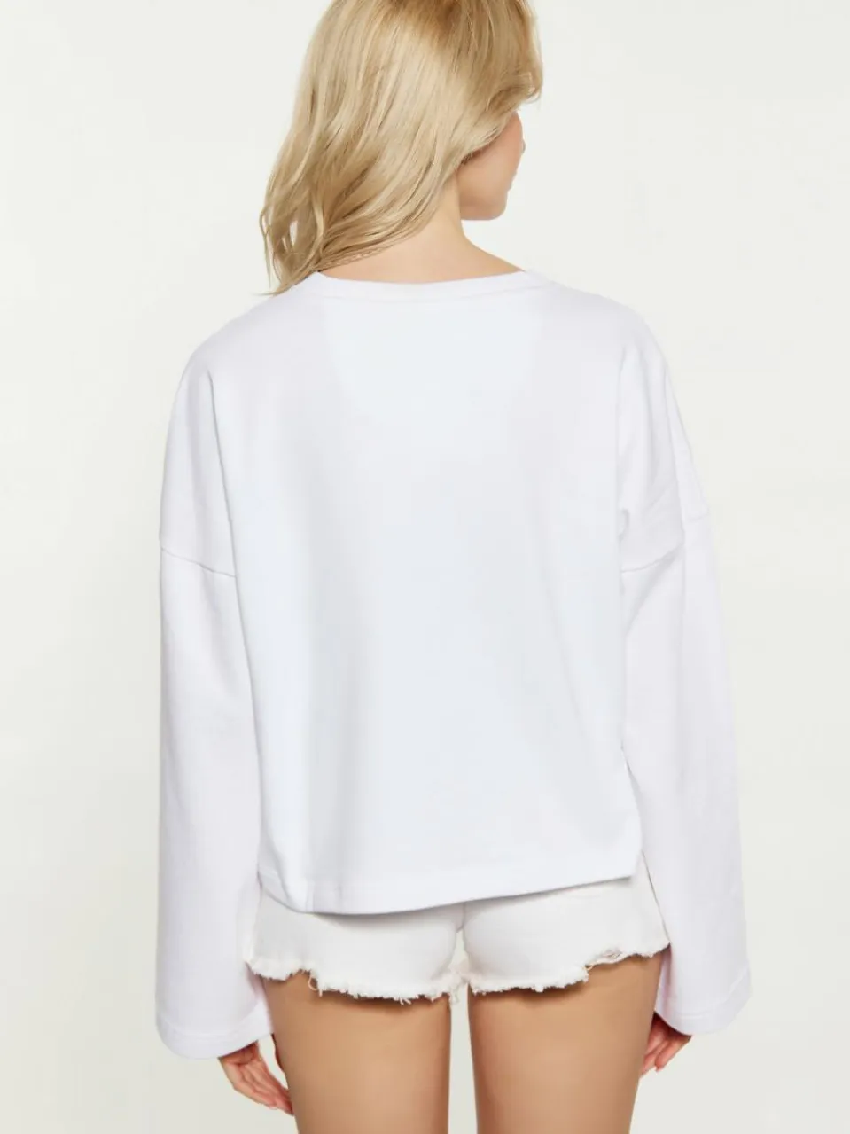 IZIA Sweatshirts & Sweatjacken<Damen Sweatshirt ecru uni