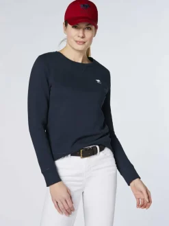 Polo Sylt Sweatshirts & Sweatjacken<Damen Sweatshirt marine blau uni